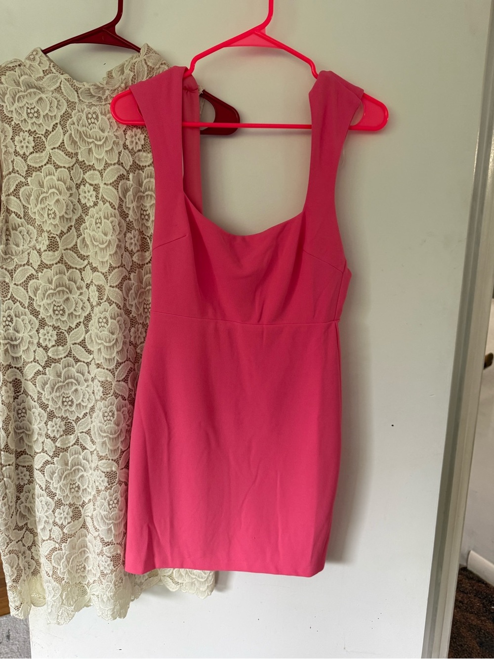 Hello Molly Hot Pink Sleeveless Mini Dress